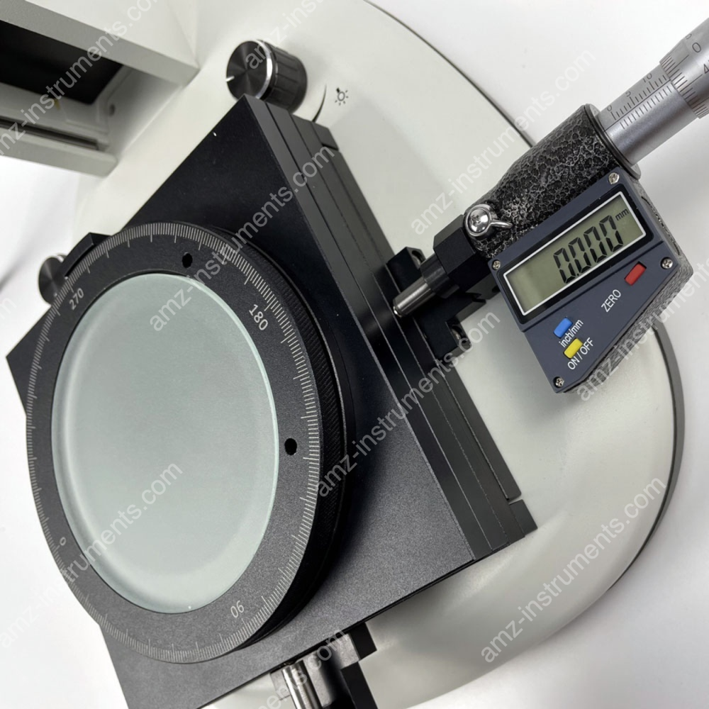 DMS-02 XY Mechanical Measurement Stage for Microscopes DMS-02 XY Mechanical Measurement Stage for Microscopes