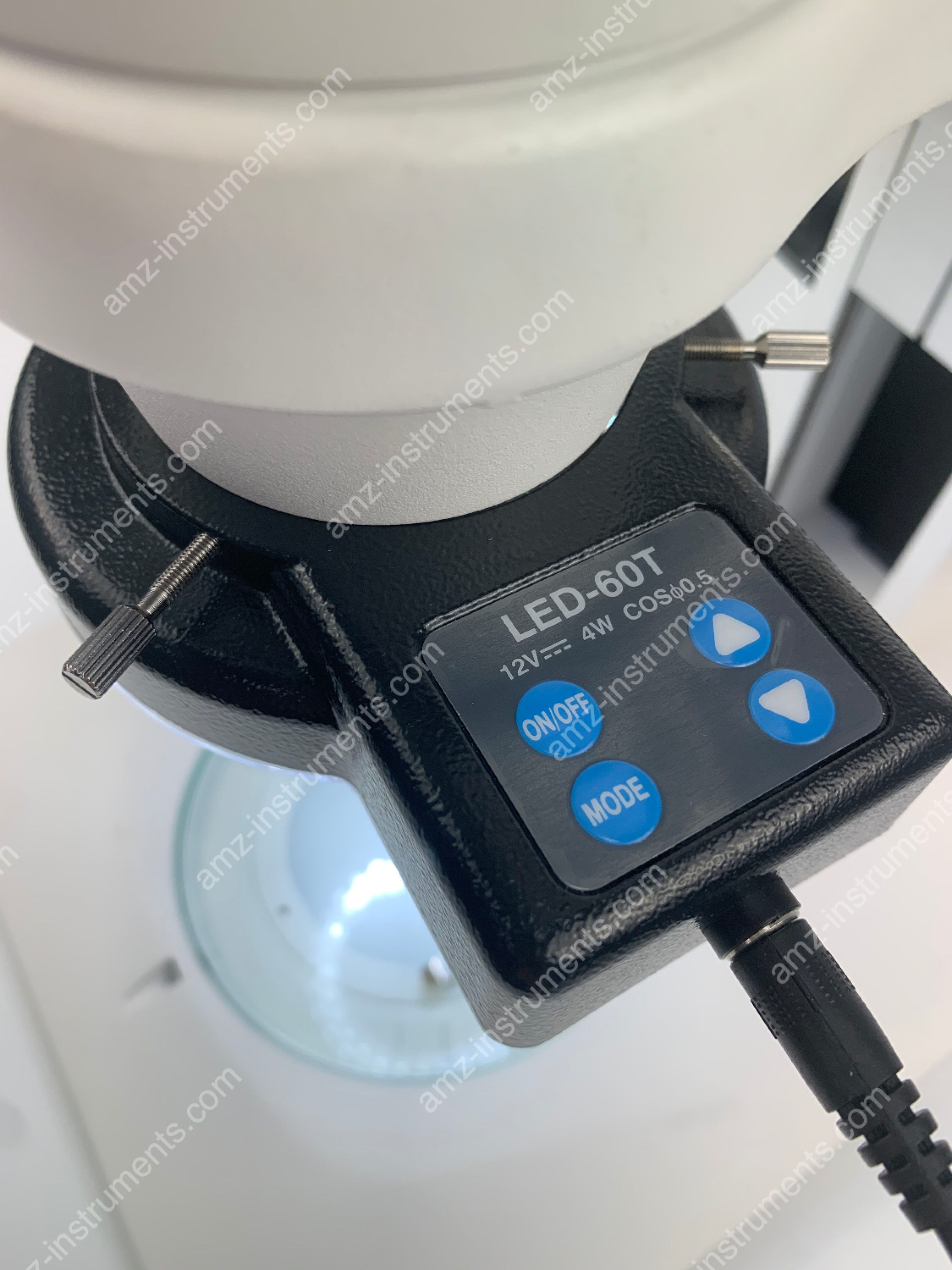 Светодиодный кольцевой осветитель LED-60T для стереомикроскопа с 4-сегментным сегментом, одобренный UL и CE Светодиодный кольцевой осветитель LED-60T для стереомикроскопа с 4-сегментным сегментом, одобренный UL и CE