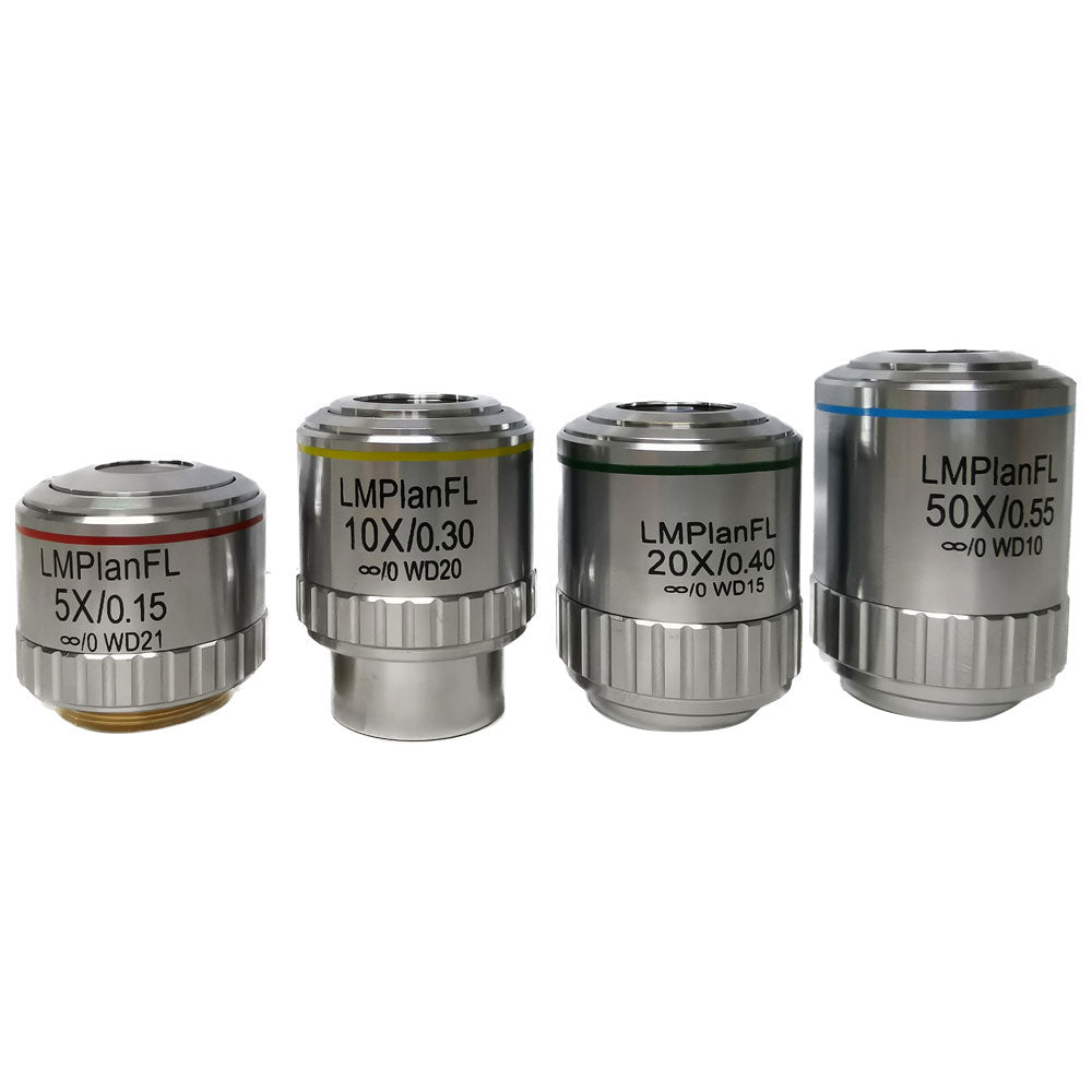 Серия LMP LWD Infinity Plan Полуапохроматический металлургический объектив  Серия LMP LWD Infinity Plan Полуапохроматический металлургический объектив
