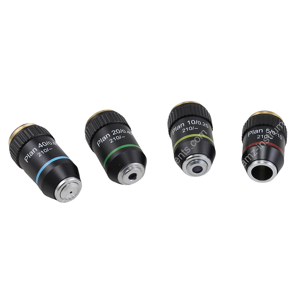 План-ахроматический металлографический объектив серии ME-245 Finity 245 мм 5X/ 10X/ 20X/ 40X  План-ахроматический металлографический объектив серии ME-245 Finity 245 мм 5X/ 10X/ 20X/ 40X