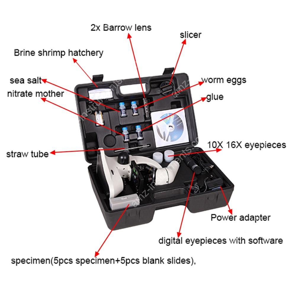 NK-T15K образовательные наборы составных микроскопов  NK-T15K образовательные наборы составных микроскопов
