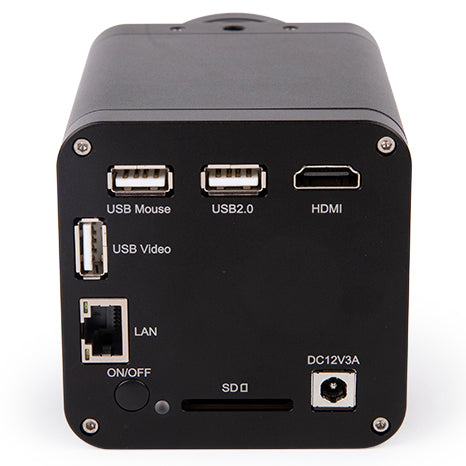 PCZ-4KNFD 1x-20x 4K 30fps Autofocus Microscope Camera 1/2.8" Sensor with With SD Card Storage