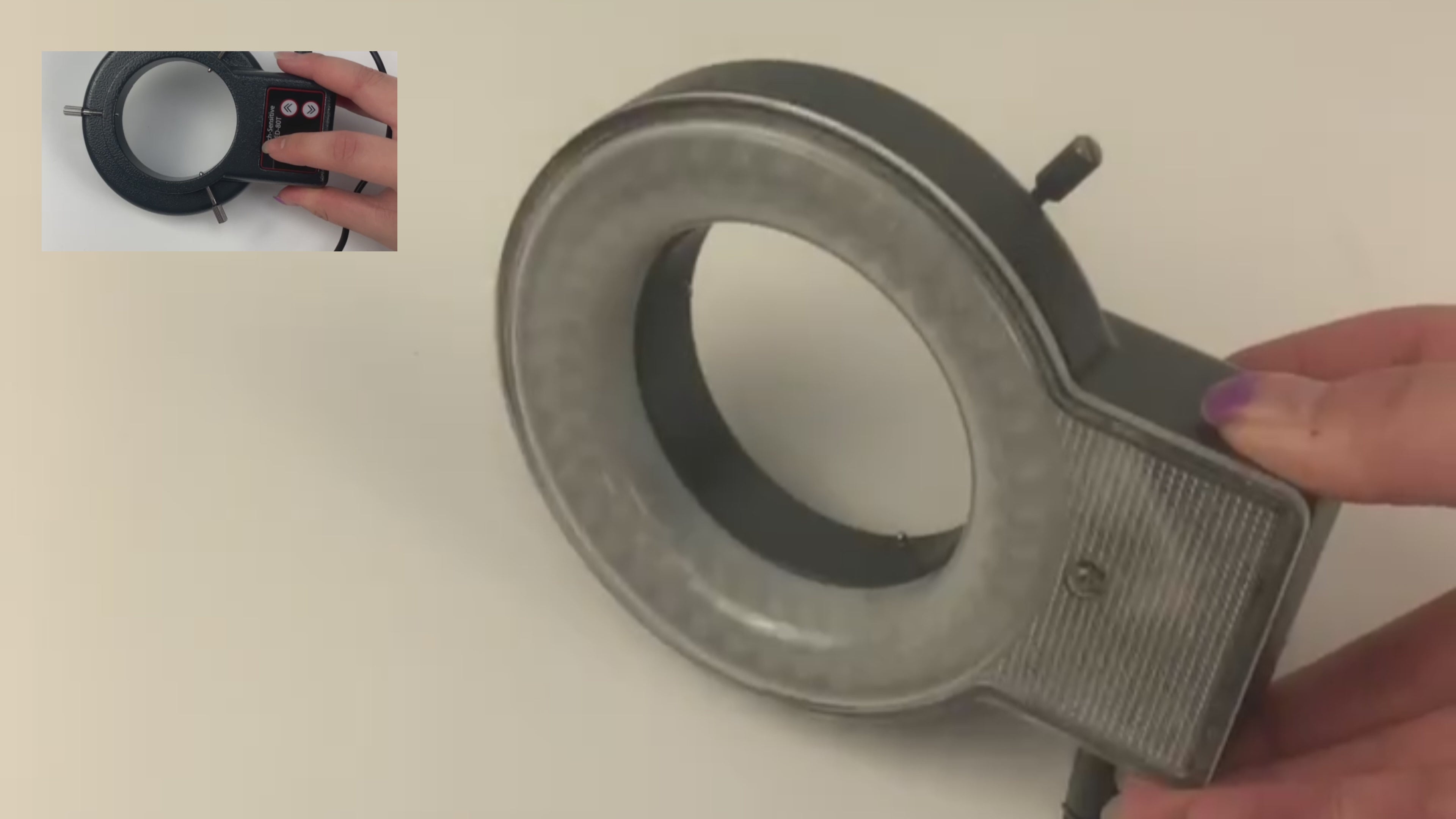 Новая сенсорная кольцевая подсветка для микроскопа LED-80TU с сертификатами UL и CE Новая сенсорная кольцевая подсветка для микроскопа LED-80TU с сертификатами UL и CE