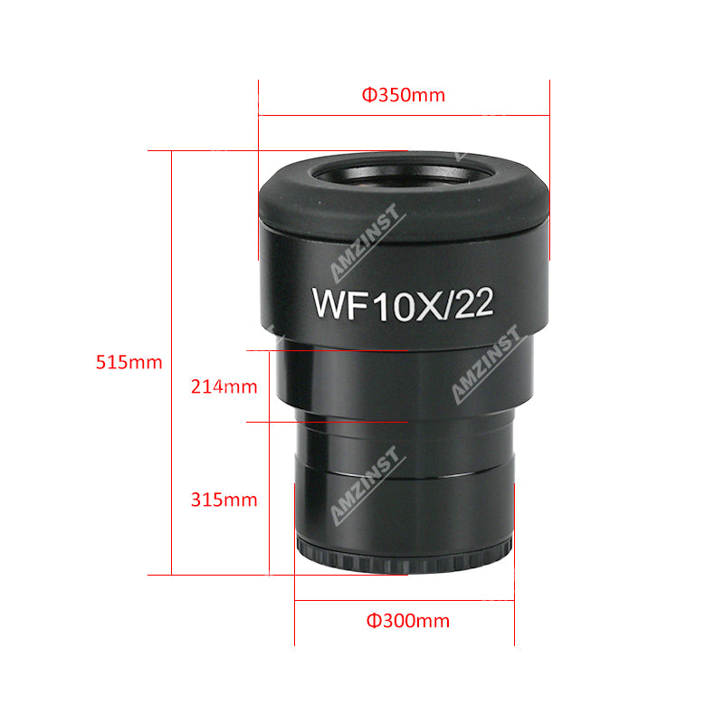 100-22EX 10X/22mm Focusing Microscope Eyepiece