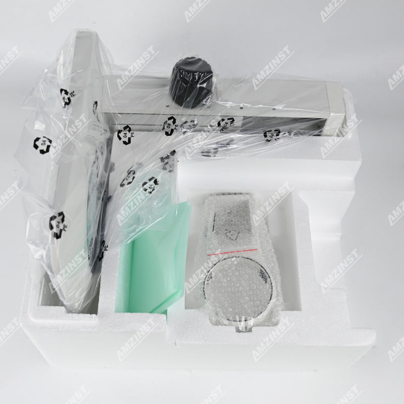 R1 Microscope Track Stand with Rectangle Base, 76mm Coarse Focus