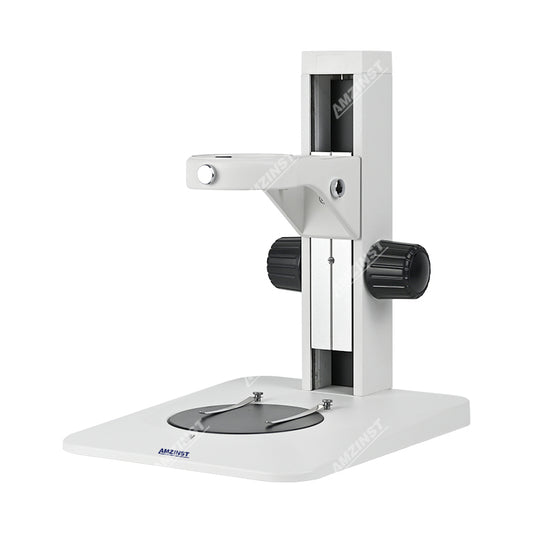 R1 Microscope Track Stand with Rectangle Base, 76mm Coarse Focus