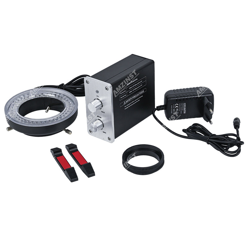LED-EUV Daylight-balanced and ultraviolet microscope light source