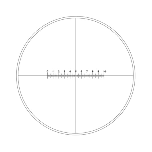 ER-MC1001 Series Reticle With 100 Divisions In 10mm And Crosshair