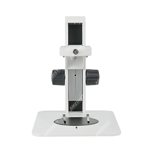 R1 Microscope Track Stand with Rectangle Base, 76mm Coarse Focus