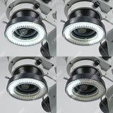 ZM-2TP2CL 7X-45X Boom stand stereo microscope with 5.1MP microscope camera 144 LED light