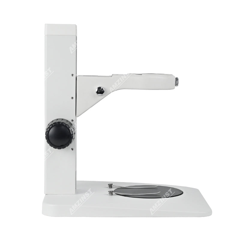 R1 Microscope Track Stand with Rectangle Base, 76mm Coarse Focus