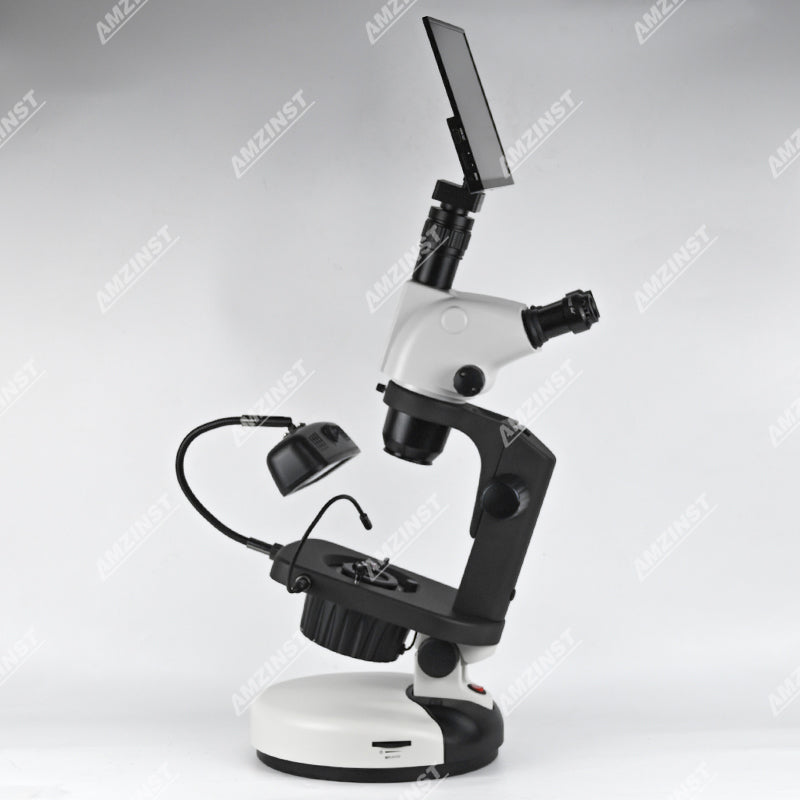 ASZ-ZT9LCD4K Trinocular Jewelry Gemologica Microscope With 4K Camera