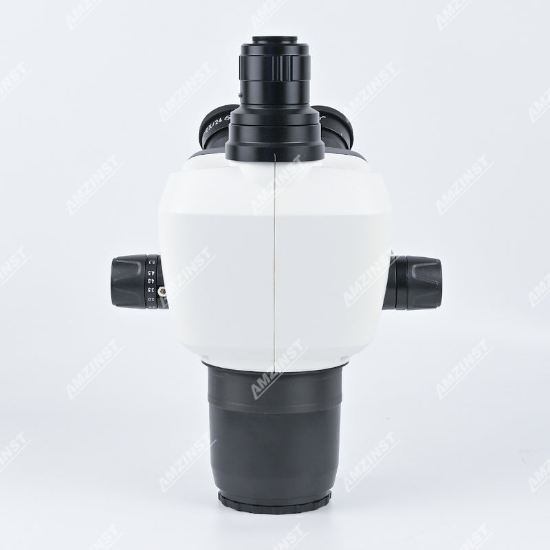 ZM-6653THE 0.65X-5.3X Greenough  Optical System Trinocular Stereo Microscope Head