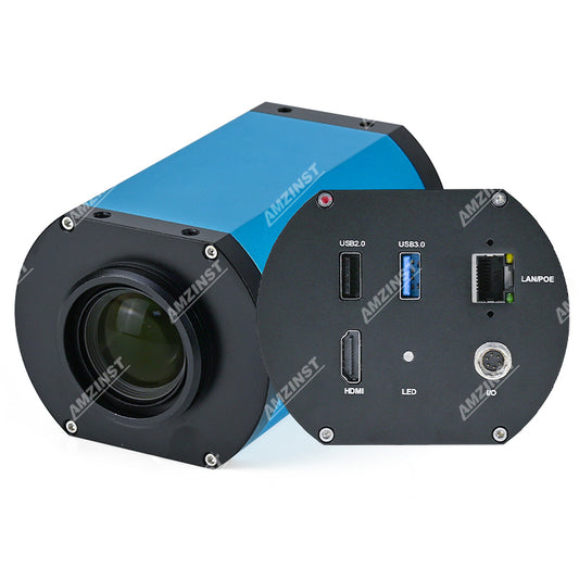 PCZ-8M 1x-28x 8MP 60pfs Zoom Autofocus  Microscope Camera 1/2.8" Sensor