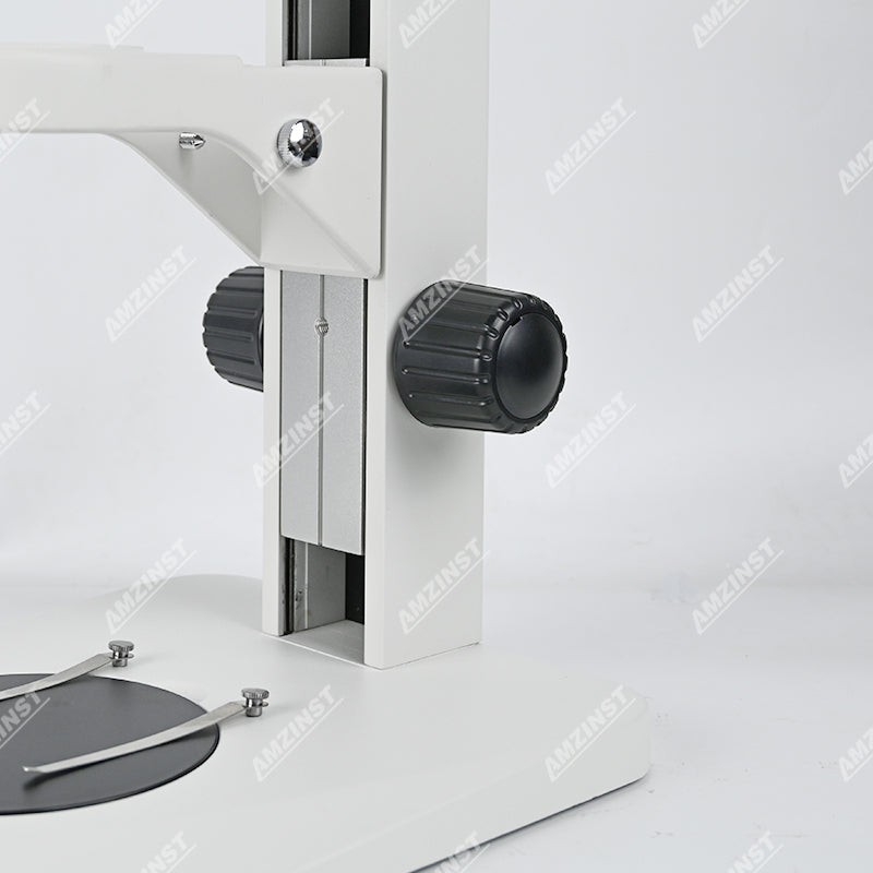 R1 Microscope Track Stand with Rectangle Base, 76mm Coarse Focus