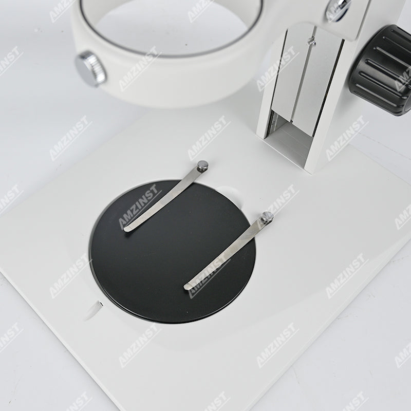 R1 Microscope Track Stand with Rectangle Base, 76mm Coarse Focus