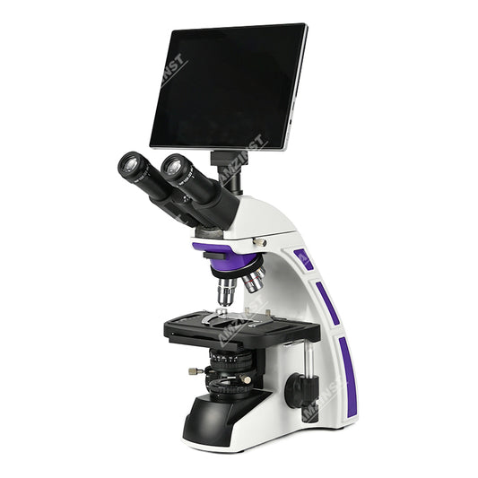 AIM-P3LCD 40X-1000X Infinity Plan Laboratory Compound Microscope With 5.0MP LCD Touch Pad Screen