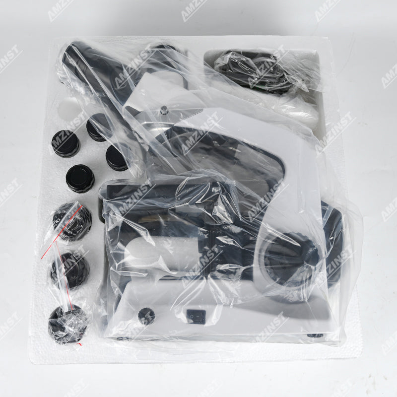 Тринокулярный металлургический микроскоп AJX-270RT со светодиодом 5 Вт проходящего и отраженного света