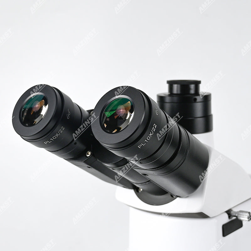 Тринокулярный металлургический микроскоп AJX-270RT со светодиодом 5 Вт проходящего и отраженного света