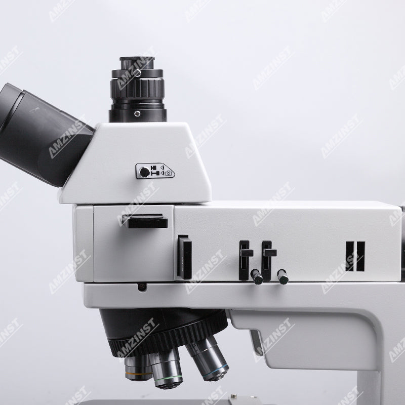 AJX-4R/ AJX-4RT Upright Metallurgical Trinocular Microscope