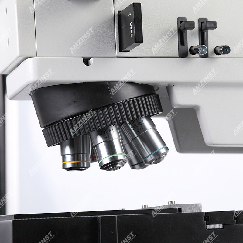 AJX-4R/ AJX-4RT Upright Metallurgical Trinocular Microscope