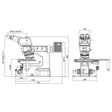 AJX-6R/ AJX-6RF Wafer Inspection Bright/Dark Field Metallographic Microscope