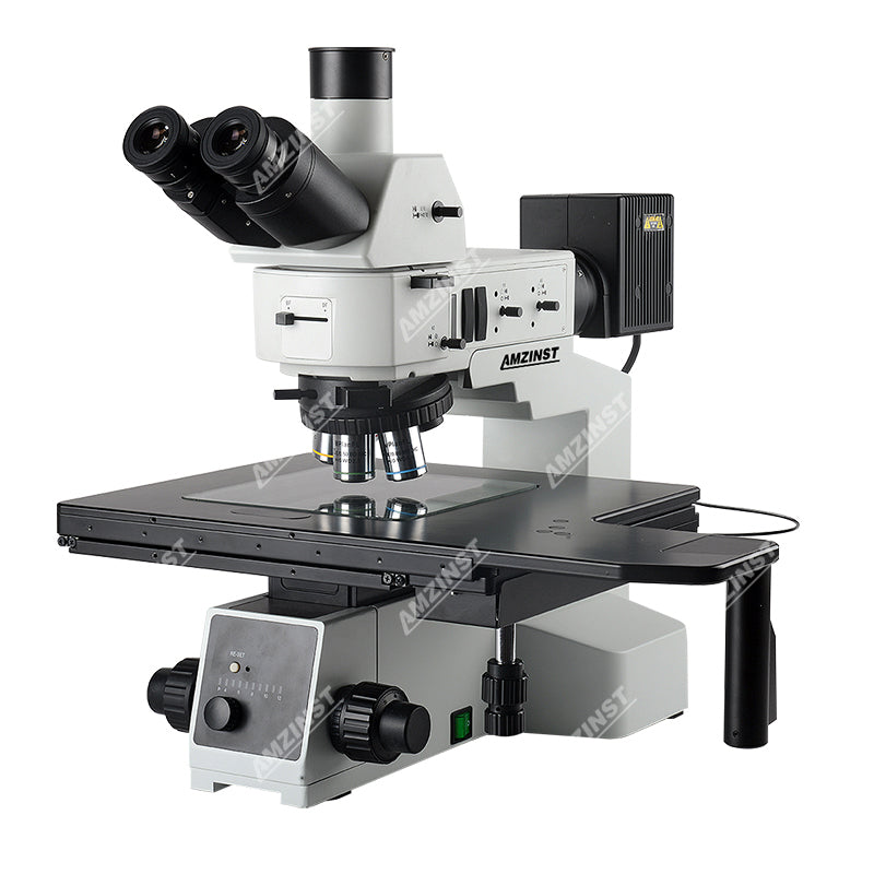 Inspección de obleas AJX-8R Microscopio metalográfico de campo brillante/oscuro