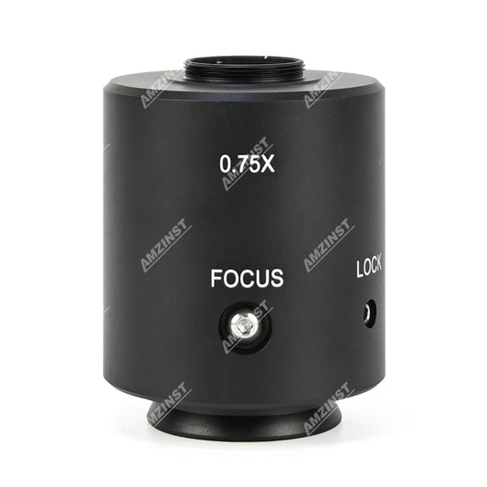 AMX- 075CT 0.75X Adaptador de cámara de microscopio C-montaje