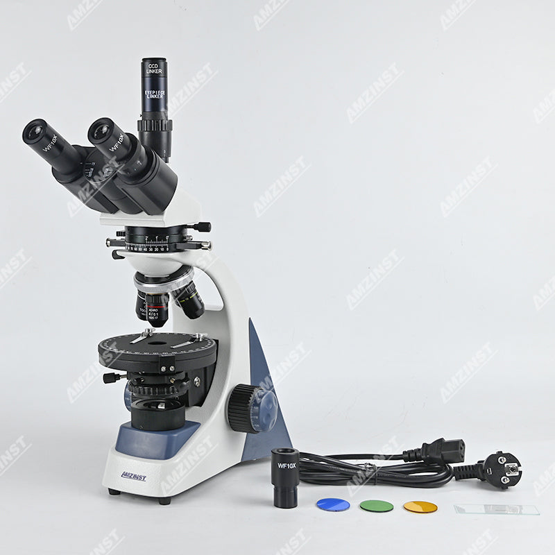 APM-10T Compact Trinocular Polarizing Microscope