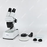 Бинокулярный стереомикроскоп AST-5C Classic с поворотным объективом (2x-4x), штативом и светодиодным проходящим и падающим освещением. 