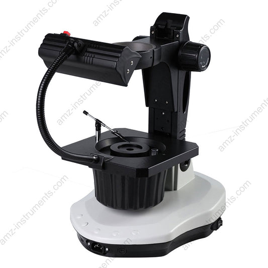 ASZ-GST Professional Gem Microscope Stand 0-45° angle tilt adjustment