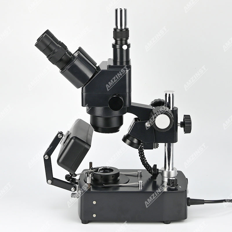 ASZ-ZT5MP5 Zoom 10X-40X Trinocular Diamond/Jewelry Microscope with 5.1 MP USB2.0 CMOS Camera