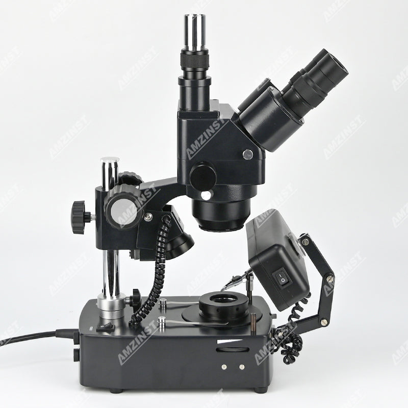 ASZ-ZT5MP5 Zoom 10X-40X Trinocular Diamond/Jewelry Microscope with 5.1 MP USB2.0 CMOS Camera