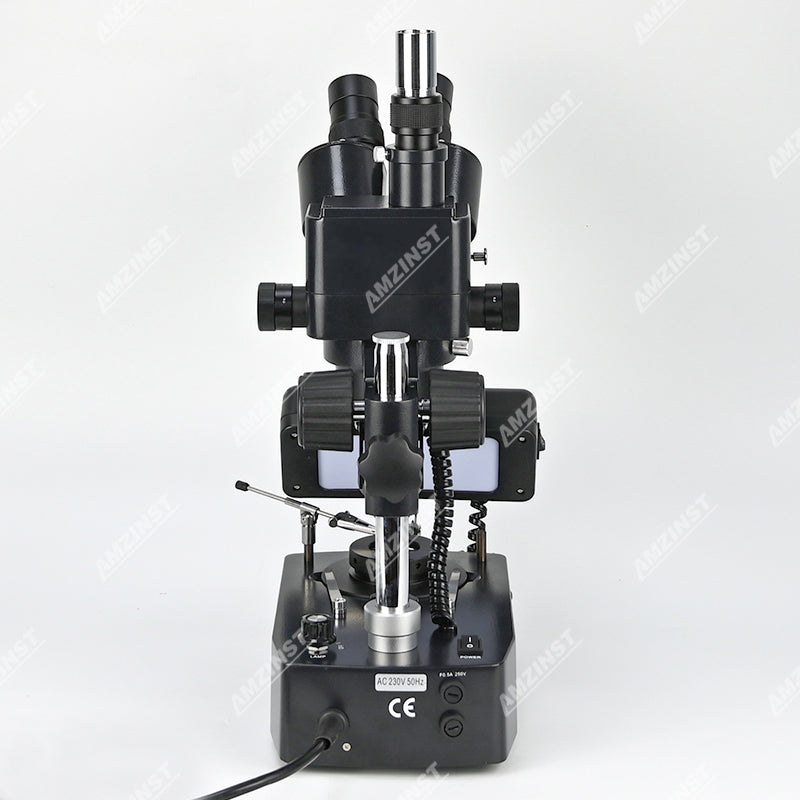 ASZ-ZT5MP5 Zoom 10X-40X Trinocular Diamond/Jewelry Microscope with 5.1 MP USB2.0 CMOS Camera