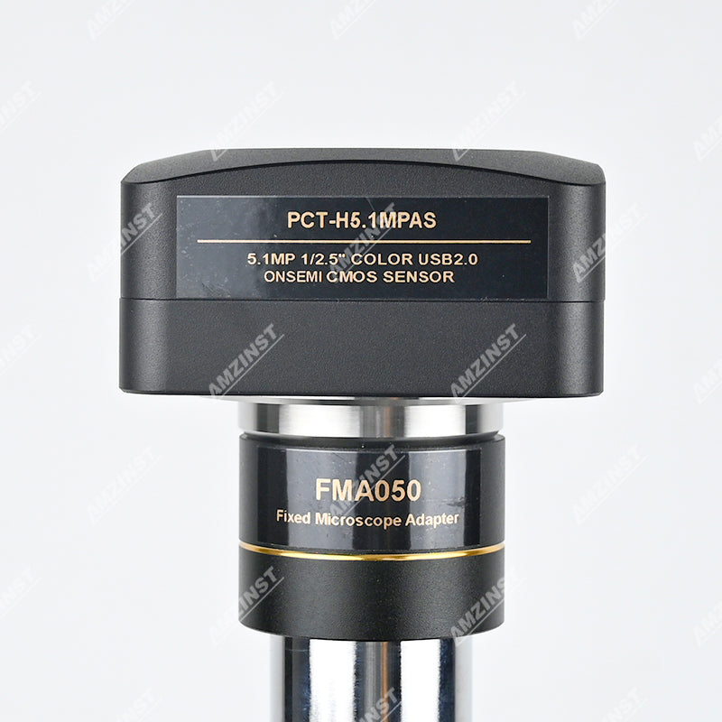 ASZ-ZT5MP5 Zoom 10X-40X Trinocular Diamond/Jewelry Microscope with 5.1 MP USB2.0 CMOS Camera