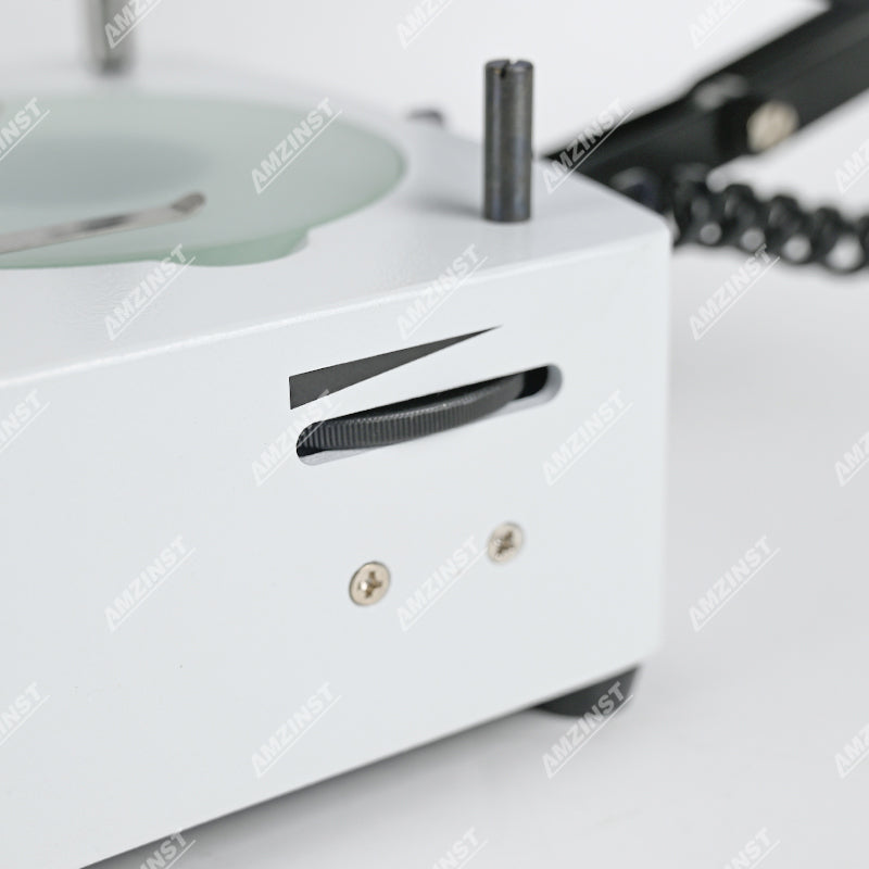 ASZ-ZT5W Zoom 10X-40X White Trinocular Diamond/Jewelry Microscope with Darkfield Attachment