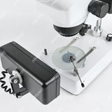 ASZ-ZT5W Zoom 10X-40X White Trinocular Diamond/Jewelry Microscope with Darkfield Attachment