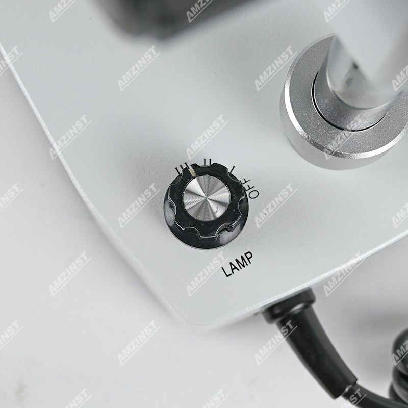 ASZ-ZT5W Zoom 10X-40X White Trinocular Diamond/Jewelry Microscope with Darkfield Attachment