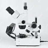 ASZ-ZT5W Zoom 10X-40X White Trinocular Diamond/Jewelry Microscope with Darkfield Attachment