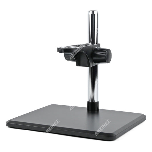 B5 Black Large Base Microscope Post Stand With 50mm Inner Diameter body holder