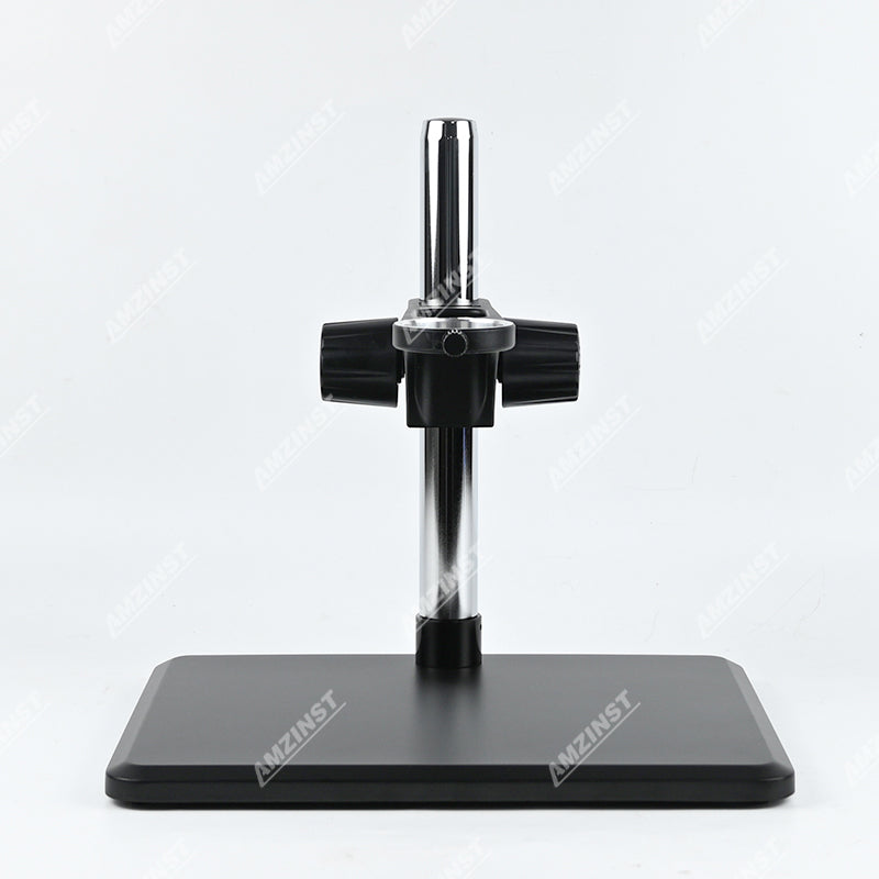 B5 Black Large Base Microscope Post Stand With 50mm Inner Diameter body holder