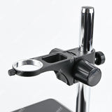 B5 Black Large Base Microscope Post Stand With 50mm Inner Diameter body holder