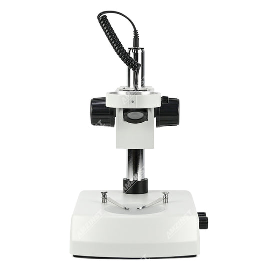 D2 Microscope Post Stand with 76mm Coarse Focus and Top and Bottom LED Light (Dimmable)