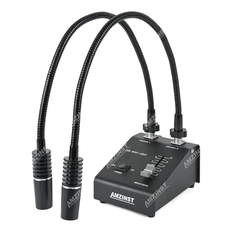 DF-LEDR Dual Schwanenhals-Mikroskop-Lichtquelle