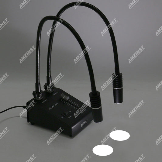 DF-LEDR Dual Gooseneck Microscope Light Source