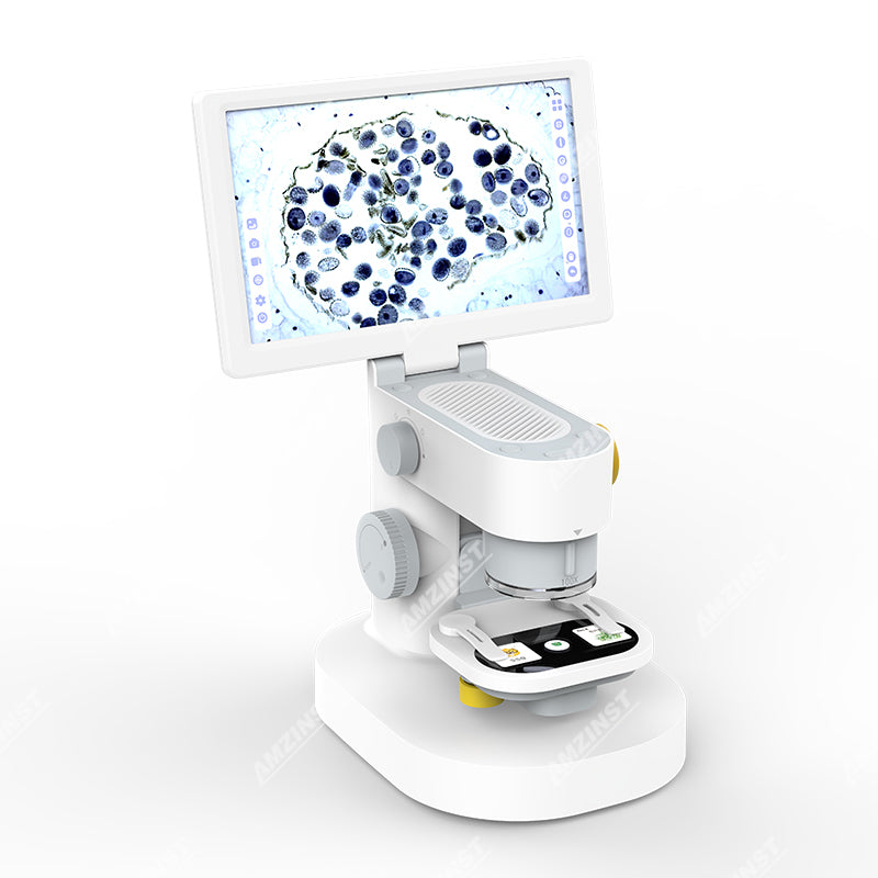 DM5-9T 9 inch Touch-screen LCD Microscope built-in camera & software