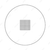 Микрометр для микроскопа серии ER-S0505 с сеткой и окуляром 5x5 мм, 100 ячеек 