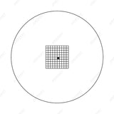Микрометр для микроскопа серии ER-S0505 с сеткой и окуляром 5x5 мм, 100 ячеек 