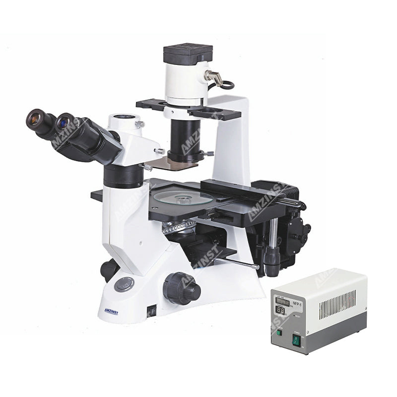 FL-100T Microscopio de fluorescencia invertido para la investigación de laboratorio