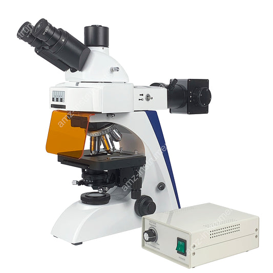 FM-900L Upright Fluorescence Microscope with 5W LED Fluorescence Lamp